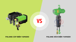 So sánh palang cáp điện và palang xích điện
