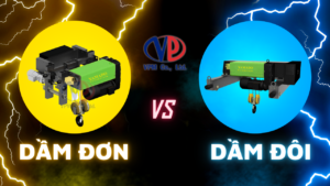 Phân biệt palang cáp điện dầm đơn và dầm đôi năm 2023