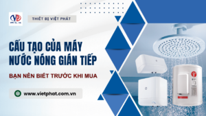 Cấu tạo của máy nước nóng gián tiếp